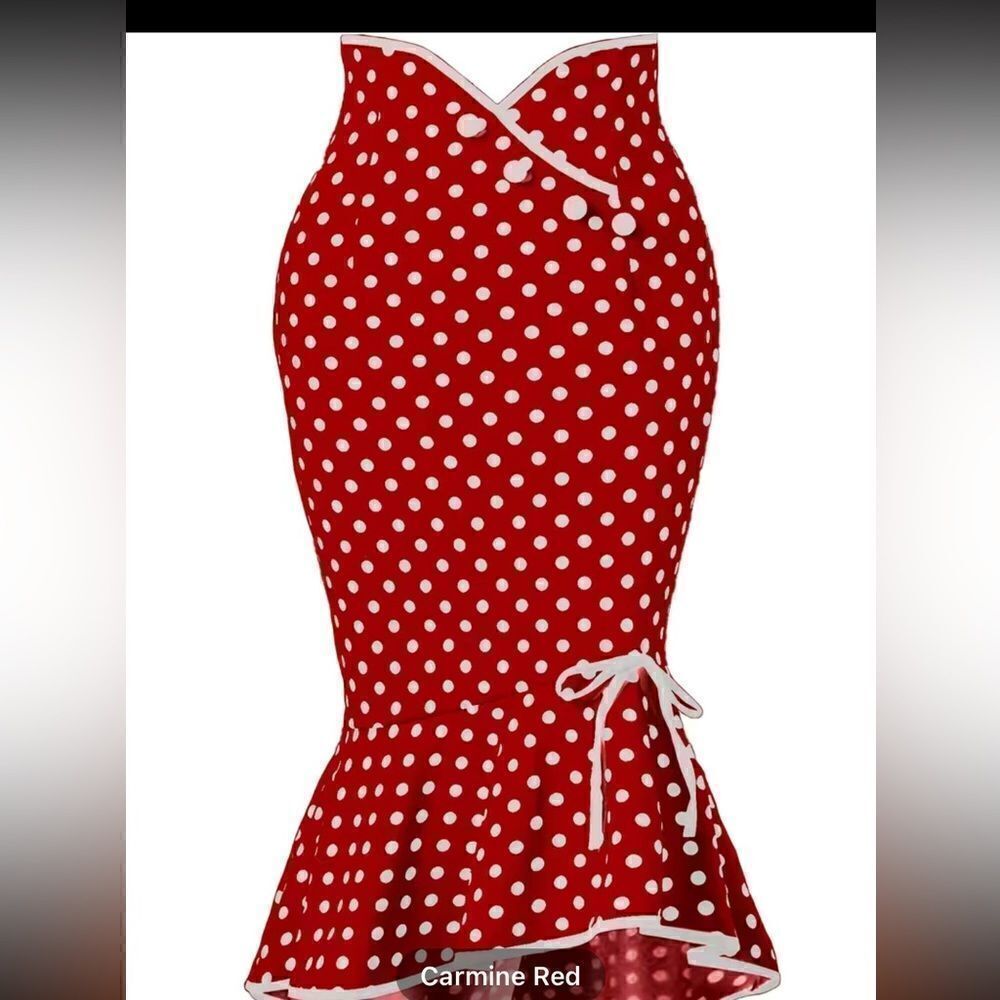 Polkadot skirts can also be worn as a top or dress have in a few colors